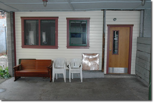 Ground floor studio.
